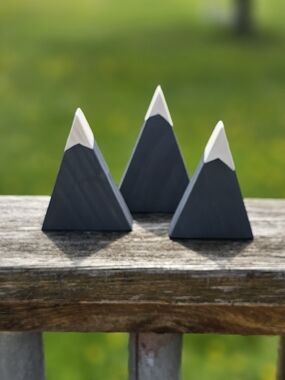 Wooden MOUNTAIN Decor SHELF Handmade Home DECOR